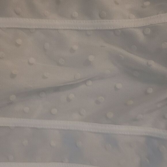 Bardot Swiss Dot Thong Bodysuit in White - Picture 6 of 9